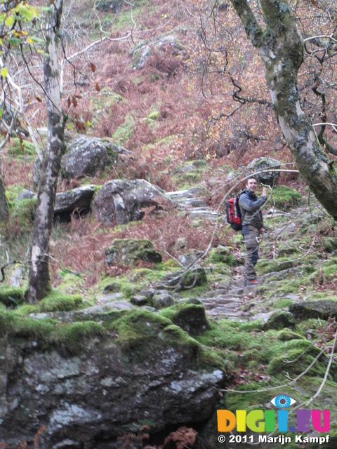 SX20367 Wouko at start of climbing Cadair Idris